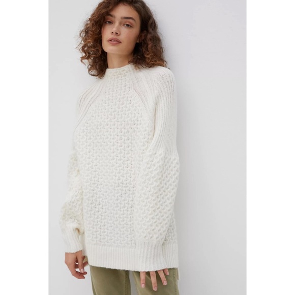 Anthropologie Bia Mock Neck Tunic Sweater NWT SZ XL - Picture 3 of 16